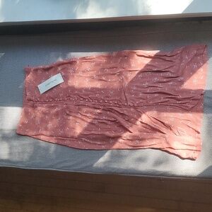 Flynn Skye Pink Floral Button Skirt